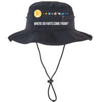 Where Do Farts Come From Uranus Funny Universe Bucket Hat