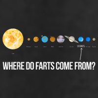 Where Do Farts Come From Uranus Funny Universe Trucker Hat