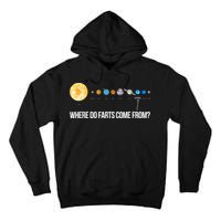 Where Do Farts Come From Uranus Funny Universe Tall Hoodie