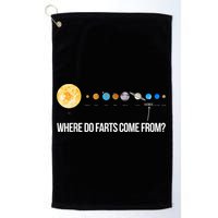 Where Do Farts Come From Uranus Funny Universe Golf Towel