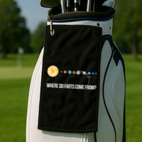 Where Do Farts Come From Uranus Funny Universe Golf Towel