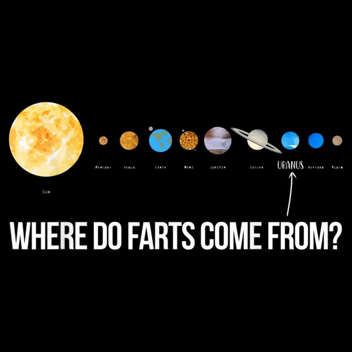 Where Do Farts Come From Uranus Funny Universe Wool Snapback Cap
