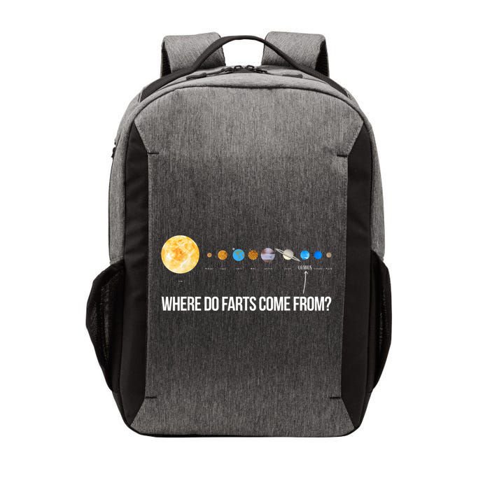 Where Do Farts Come From Uranus Funny Universe Vector Backpack