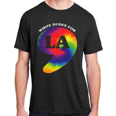 White Dudes For Kamala Harris Comma La Tie Die Adult ChromaSoft Performance T-Shirt