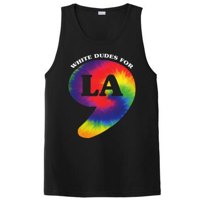 White Dudes For Kamala Harris Comma La Tie Die PosiCharge Competitor Tank