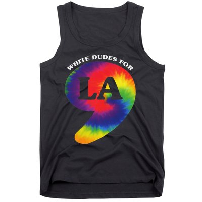 White Dudes For Kamala Harris Comma La Tie Die Tank Top