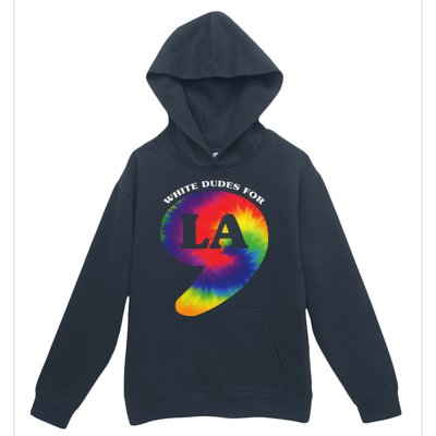 White Dudes For Kamala Harris Comma La Tie Die Urban Pullover Hoodie