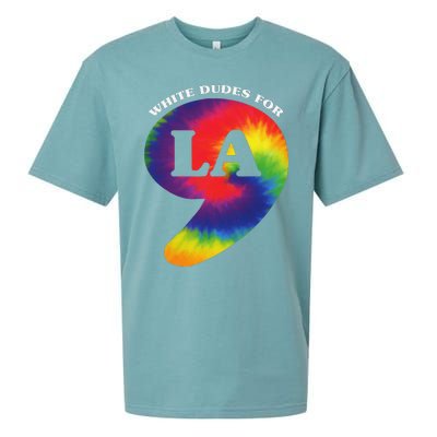 White Dudes For Kamala Harris Comma La Tie Die Sueded Cloud Jersey T-Shirt