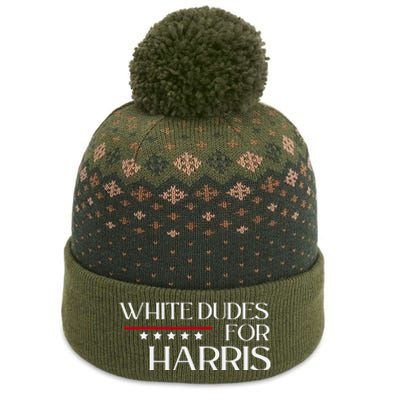 White Dudes For Kamala Harris 2024 The Baniff Cuffed Pom Beanie