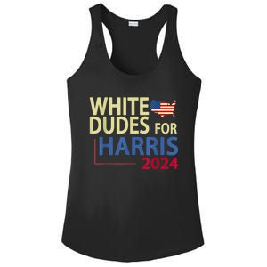 White Dudes For Kamalaharris 2024 President Ladies PosiCharge Competitor Racerback Tank