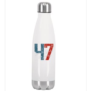 White Dudes For Harris Kamala Harris 2024 47th President Kamalaharris Stainless Steel Insulated Water Bottle