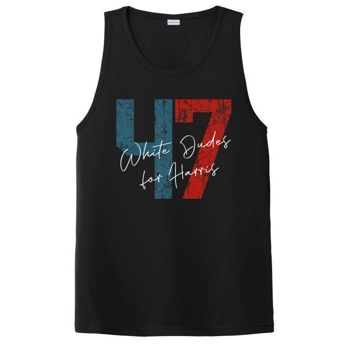 White Dudes For Harris Kamala Harris 2024 47th President Gift PosiCharge Competitor Tank