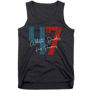 White Dudes For Harris Kamala Harris 2024 47th President Gift Tank Top