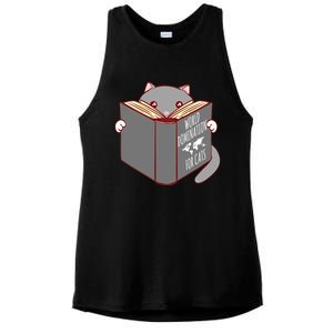 World Domination For Cats Ruler Collection Cute Gift Ladies PosiCharge Tri-Blend Wicking Tank