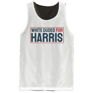 White Dudes For Harris 2024 Mesh Reversible Basketball Jersey Tank