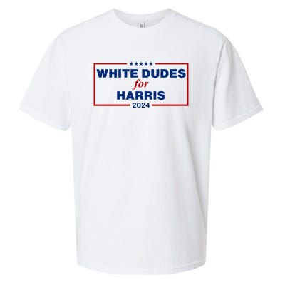 White Dudes For Harris 2024 Sueded Cloud Jersey T-Shirt