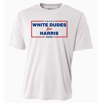 White Dudes For Harris 2024 Cooling Performance Crew T-Shirt