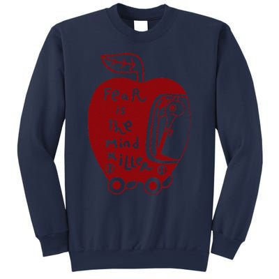 Wormy Dune Funny Apple Graphic Sweatshirt