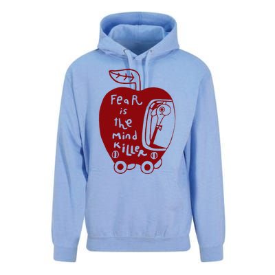 Wormy Dune Funny Apple Graphic Unisex Surf Hoodie