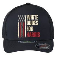 White Dudes For Kamala Harris 2024 For President Election Kamalaharris Flexfit Unipanel Trucker Cap