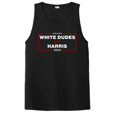 White Dudes For Harris 2024 PosiCharge Competitor Tank