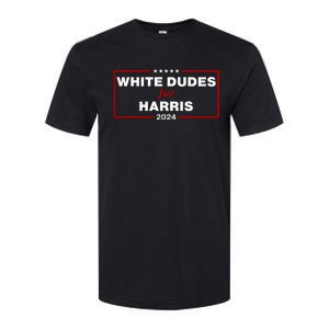 White Dudes For Harris 2024 Softstyle CVC T-Shirt