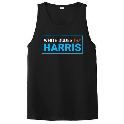 White Dudes For Kamala Harris 2024 President PosiCharge Competitor Tank