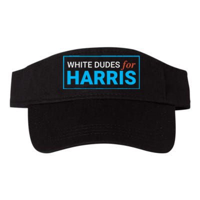 White Dudes For Kamala Harris 2024 President Valucap Bio-Washed Visor