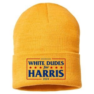 White Dudes For Harris 2024 Sustainable Knit Beanie