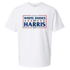 White Dudes For Harris 2024 Sueded Cloud Jersey T-Shirt