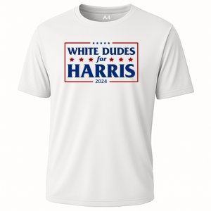 White Dudes For Harris 2024 Cooling Performance Crew T-Shirt