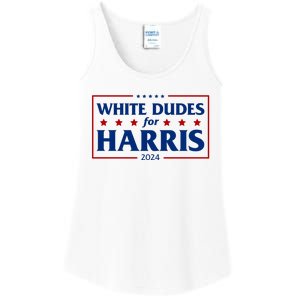 White Dudes For Harris 2024 Ladies Essential Tank