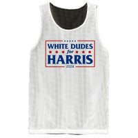 White Dudes For Harris 2024 Mesh Reversible Basketball Jersey Tank