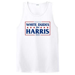 White Dudes For Harris 2024 PosiCharge Competitor Tank