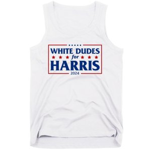 White Dudes For Harris 2024 Tank Top