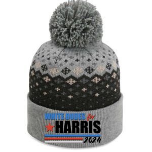 White Dudes For Kamala Harris 2024 The Baniff Cuffed Pom Beanie