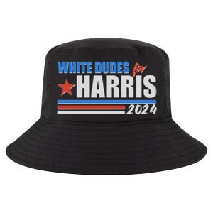 White Dudes For Kamala Harris 2024 Cool Comfort Performance Bucket Hat