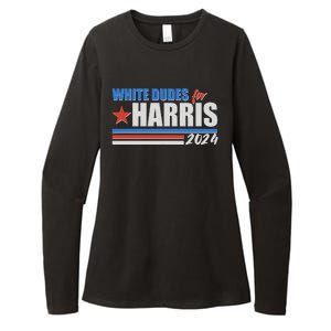 White Dudes For Kamala Harris 2024 Womens CVC Long Sleeve Shirt