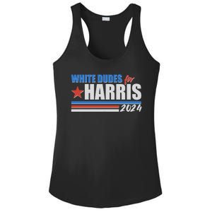 White Dudes For Kamala Harris 2024 Ladies PosiCharge Competitor Racerback Tank