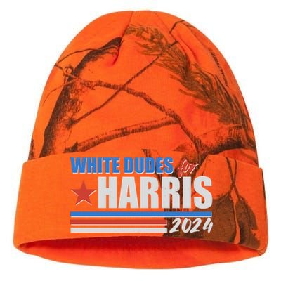 White Dudes For Kamala Harris 2024 Kati Licensed 12" Camo Beanie