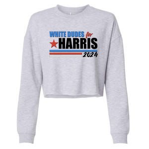 White Dudes For Kamala Harris 2024 Cropped Pullover Crew