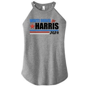 White Dudes For Kamala Harris 2024 Women's Perfect Tri Rocker Tank