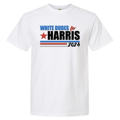 White Dudes For Kamala Harris 2024 Garment-Dyed Heavyweight T-Shirt