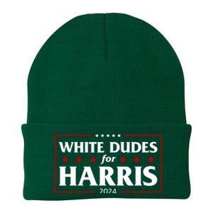 White Dudes For Harris 2024 Knit Cap Winter Beanie