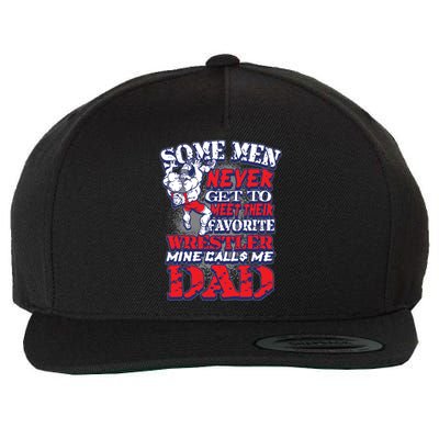 Wrestling Dad Gift Gift Coach Gift Wool Snapback Cap