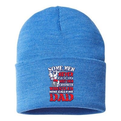 Wrestling Dad Gift Gift Coach Gift Sustainable Knit Beanie