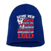 Wrestling Dad Gift Gift Coach Gift Short Acrylic Beanie