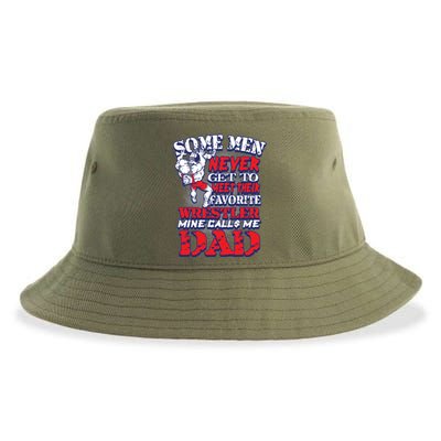 Wrestling Dad Gift Gift Coach Gift Sustainable Bucket Hat