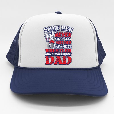 Wrestling Dad Gift Gift Coach Gift Trucker Hat