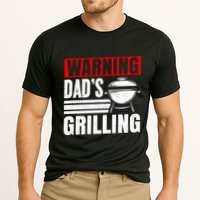 Warning DadS Grilling FatherS Day Graphic Cooling Performance Crew T-Shirt